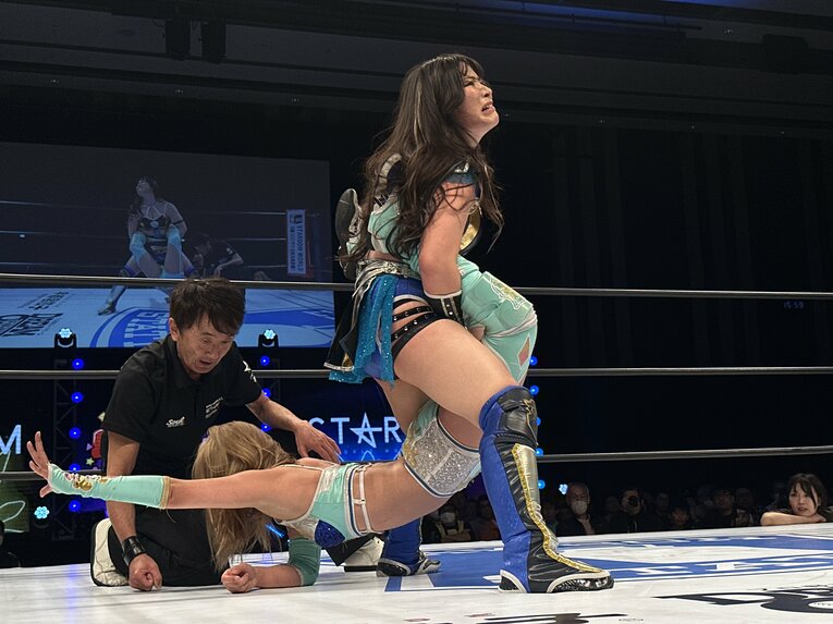 スターダムの大学生レスラー・妃南　©Norihiro Hashimoto