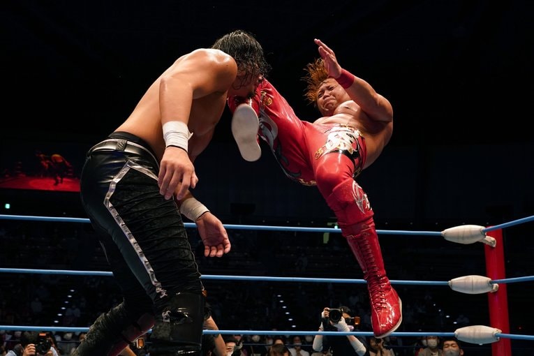 ＜何かが水面下で…＞「全日本プロレスでいいのか」三冠王者ジェイク・リー、宮原健斗との“60分間の死闘”後に語った言葉の真意(16)