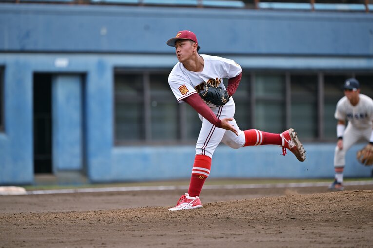 ソフトバンク2位指名の岩井俊介投手（名城大・182cm90kg・右投右打） ©Hideki Sugiyama
