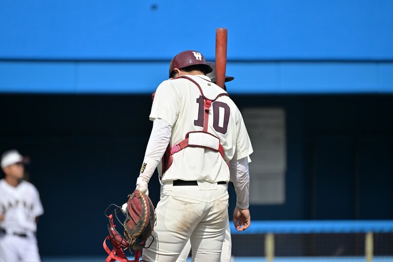 大学ジャパンでもキャプテンを務めた印出太一捕手。まさかのドラフト指名漏れとなった　©Hideki Sugiyama