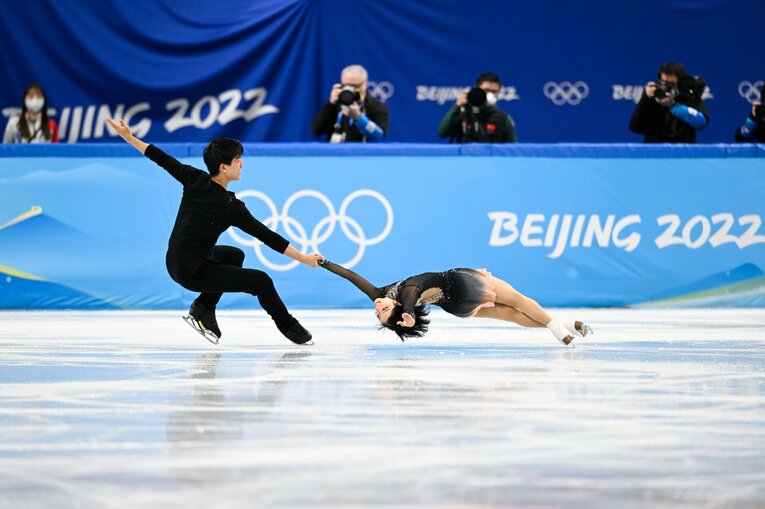 北京五輪の「りくりゅう」ペア　©️Asami Enomoto/JMPA