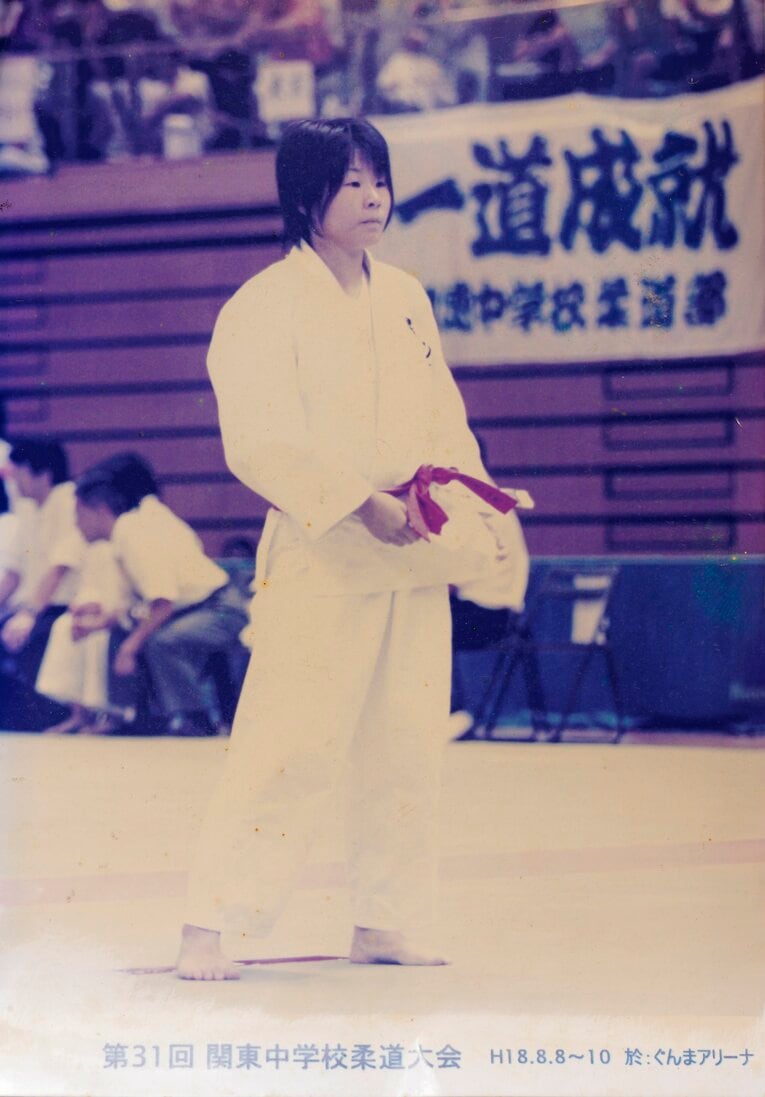 中学時代の染宮さん　©︎Kiichi Matsumoto