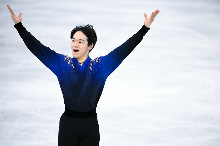 マリニンがまさかの敗戦となった男子フリー【スワイプするとそのほかの写真もご覧になれます】　©Asami Enomoto／JMPA