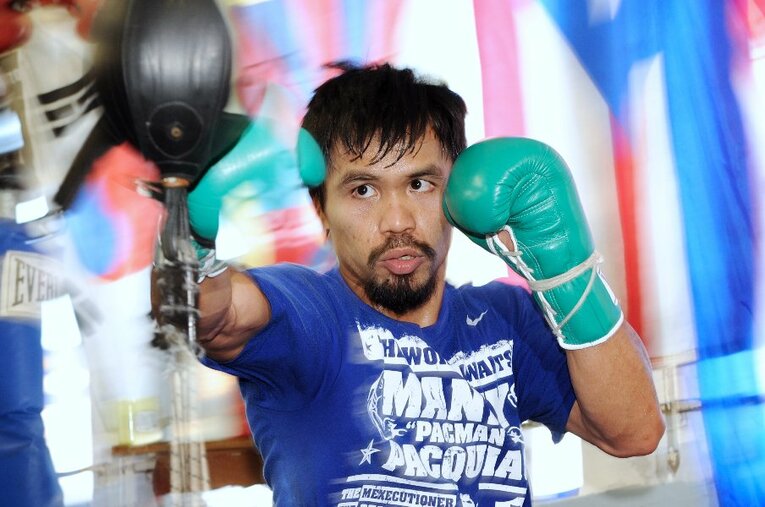 常識破りの増量でボクシング界を席巻したマニー・パッキャオ。ブレイク前から“パックマン”を撮り続けた福田直樹氏が語る覚醒の瞬間とは ／ photograph by Naoki Fukuda