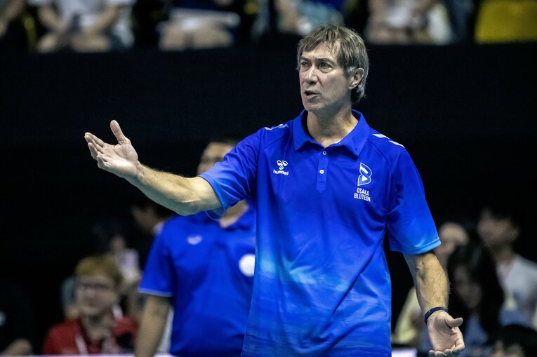 ロラン・ティリ監督／大阪ブルテオン　©︎Takuya Sugiyama