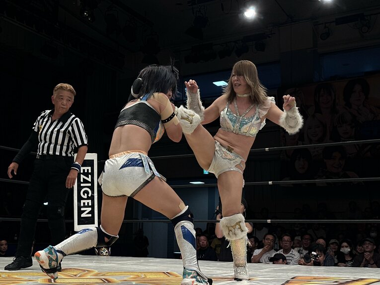 マリーゴールドの女子プロレスラー・桜井麻衣　©Norihiro Hashimoto