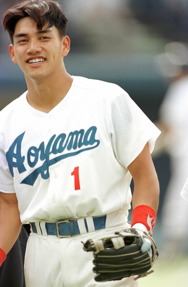 青山学院時代の井口資仁（1996年）　©Takao Yamada