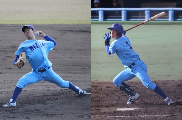 大学野球界の二刀流で注目を集める日体大・矢澤宏太。侍ジャパン代表候補合宿でも、その存在感は光っていた ／ photograph by Yu Takagi