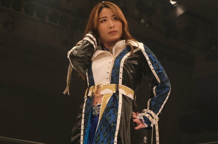 10月でデビュー7周年を迎えた女子プロレスラーの妃南 ／ photograph by Norihiro Hashimoto