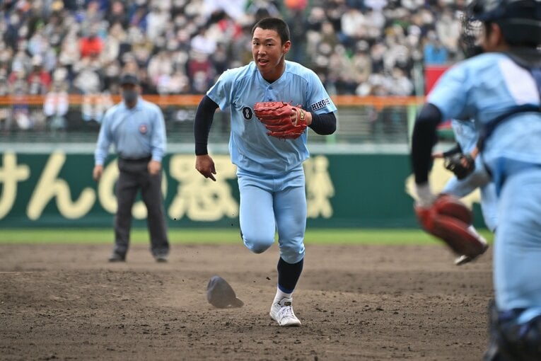 準々決勝（対金光大阪戦）の山田　©Hideki Sugiyama