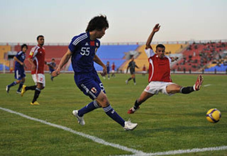 C大阪での好調そのままにイエメン守備網を引き裂いた乾。南アW杯での切り札となりうる