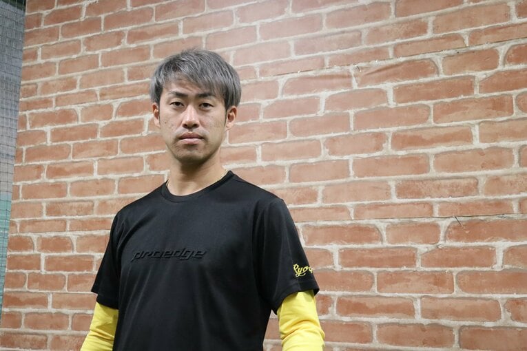 独立L「千葉県民球団」で兼任コーチを務める秋吉亮　©Genki Taguchi