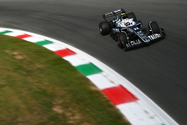 14位でフィニッシュしたイタリアGPでの角田裕毅の走り　©Getty Images / Red Bull Content Pool