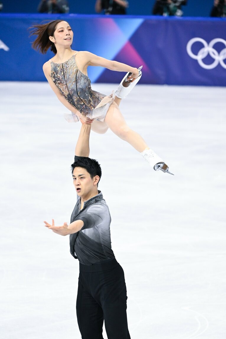 団体戦フリーで世界歴代3位の155.55点をマークしたりくりゅうペアの圧巻の演技　©Asami Enomoto／JMPA