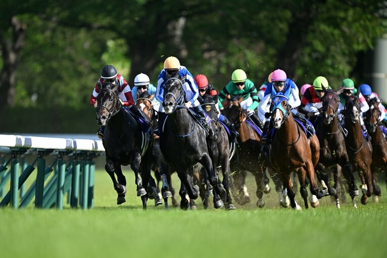 4コーナーの連続写真。ロブチェンに競りかけるリアライズシリウス（7枚目／全10枚） ©Keiji Ishikawa