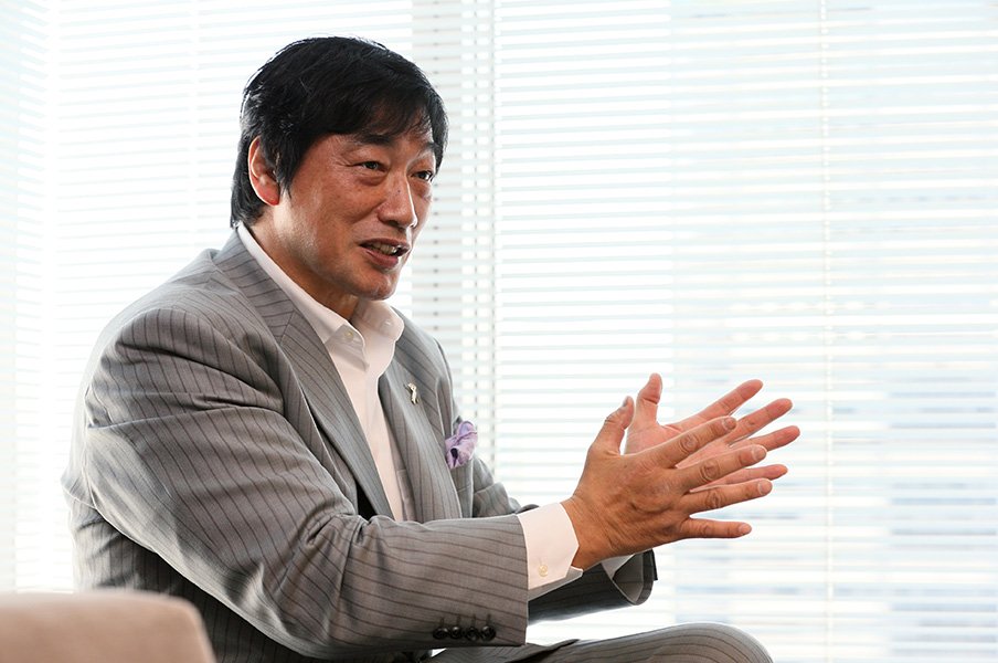 がんを克服した元プロレスラー小橋建太。ファンと子供のため、“絶対王者”の勝負は続く。<Number Web> photograph by Shigeki Yamamoto