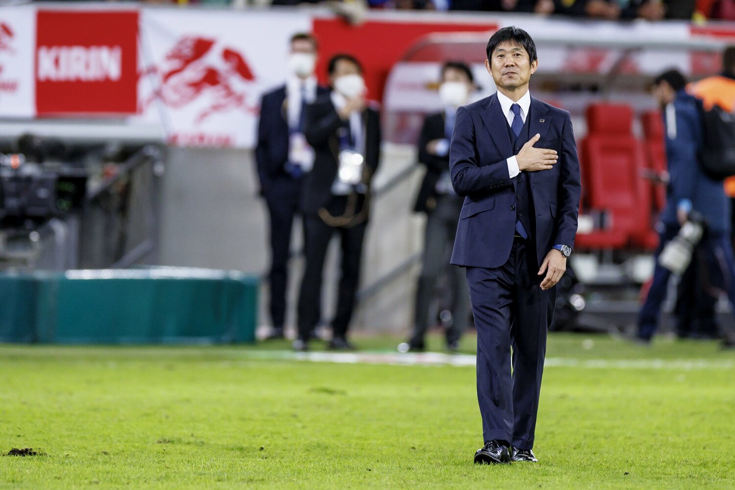 森保監督　©Kiichi Matsumoto