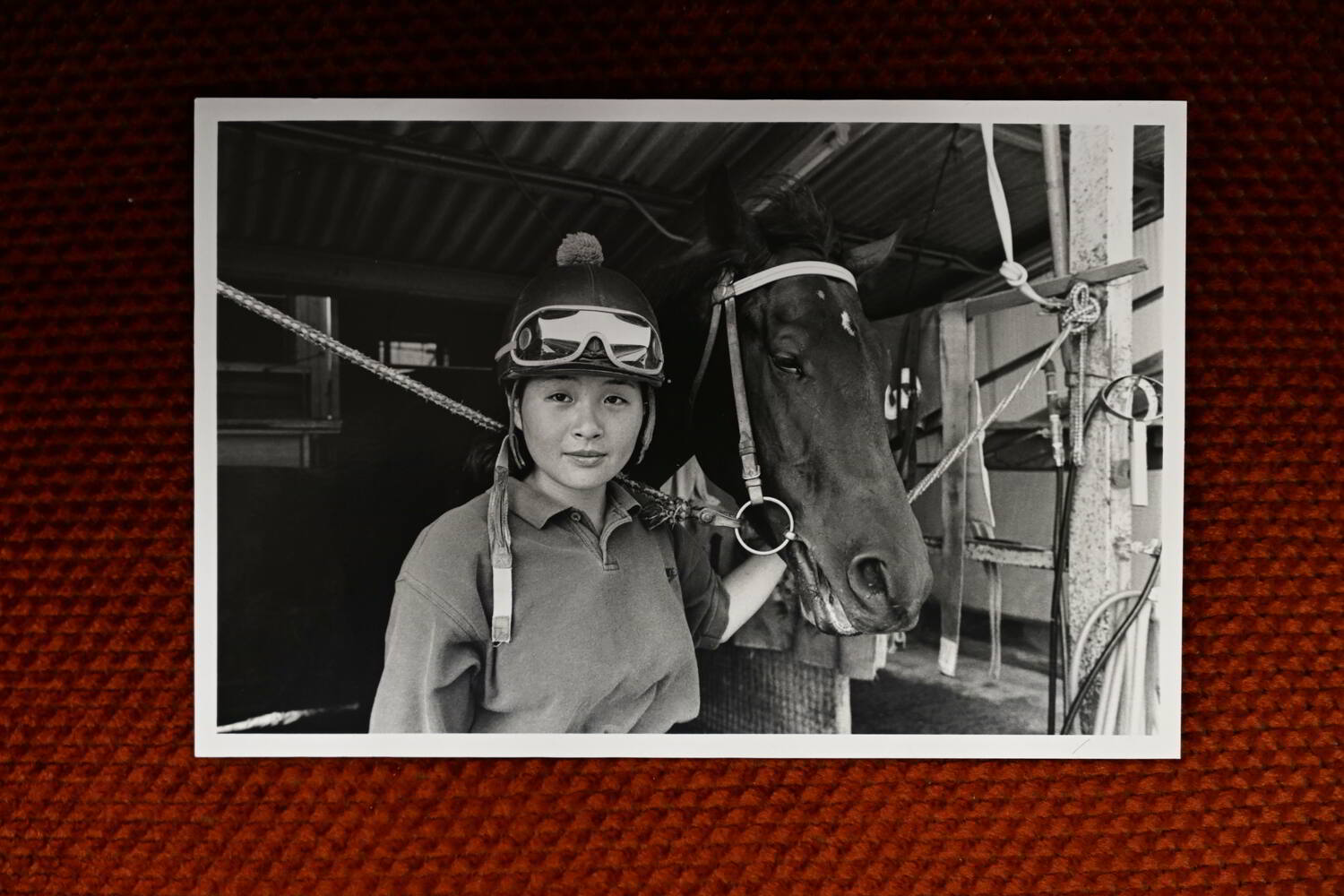 当時の中島広美ジョッキー　写真は本人提供　©Keiji Ishikawa