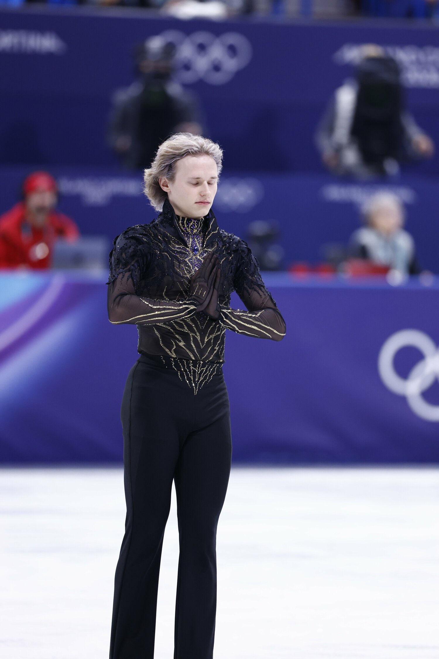 フリーの演技直前のマリニン ©Sunao Noto / JMPA