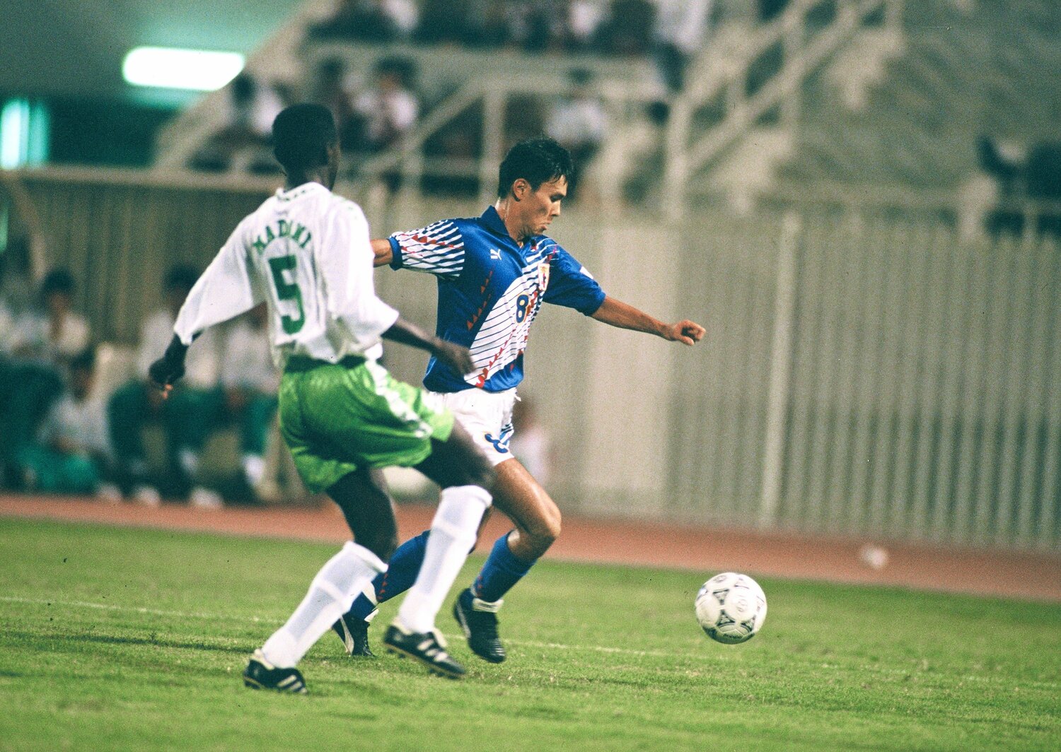 サウジアラビア戦の福田　©︎Koji Asakura