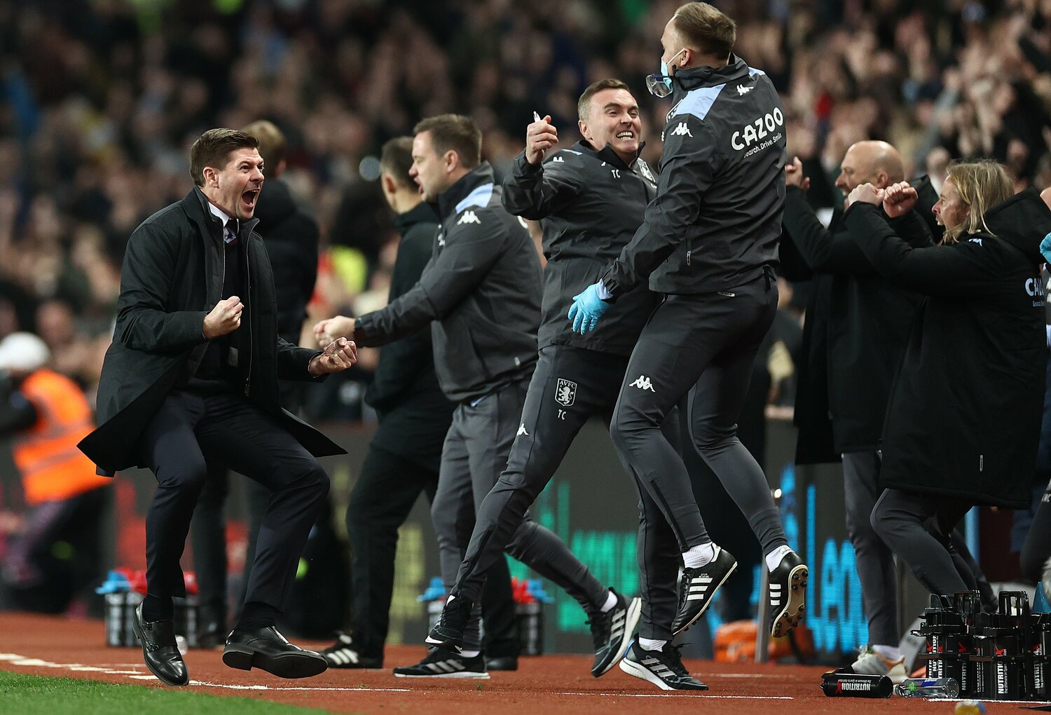 ブライトンとの初陣を勝利で飾ったジェラードは、続くクリスタルパレス戦にも勝利し、2連勝を達成©Getty Images