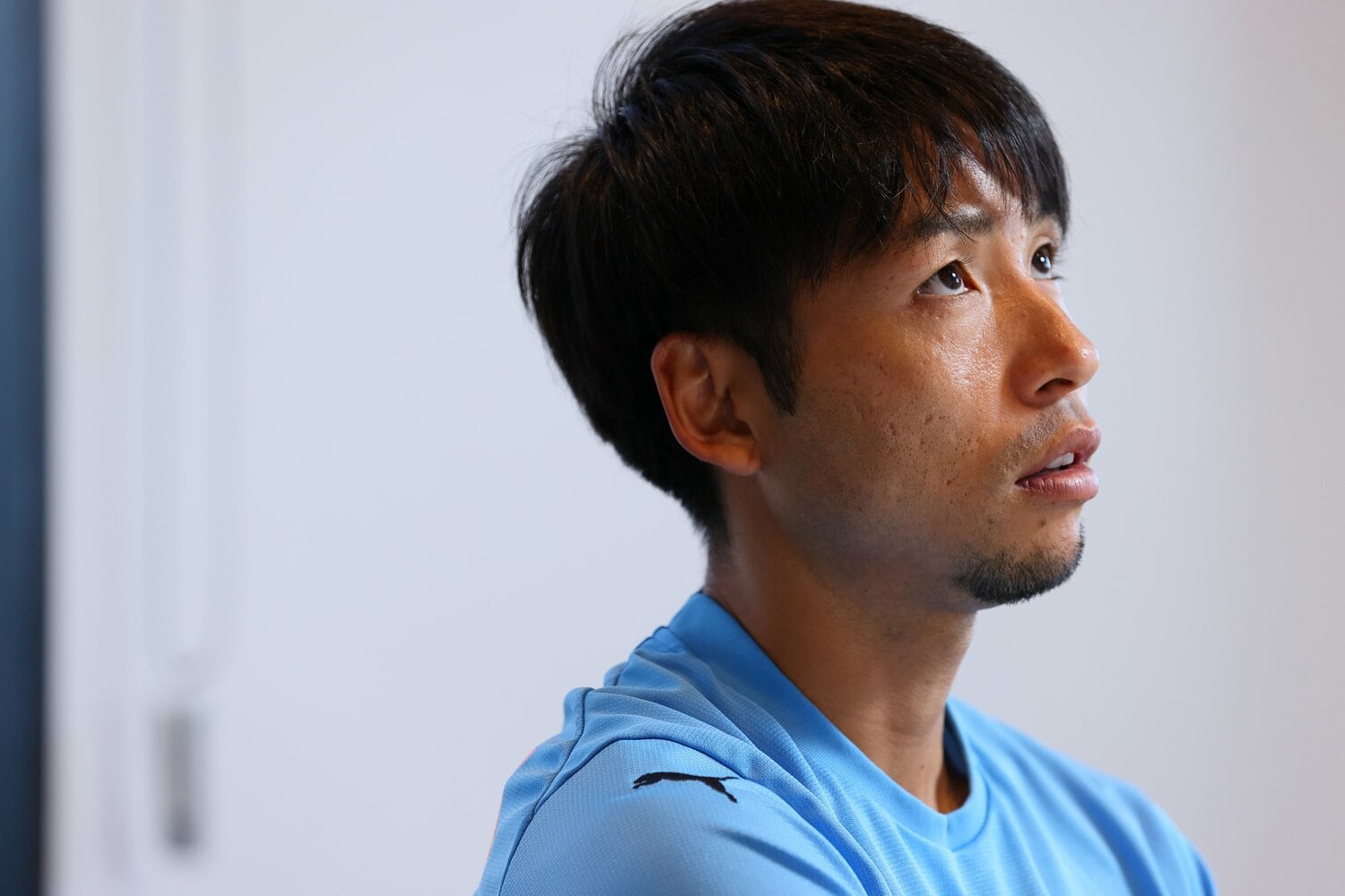 「人生で一番悔しかった」という2017年元日の天皇杯決勝について語る小林悠　©Shigeki Yamamoto