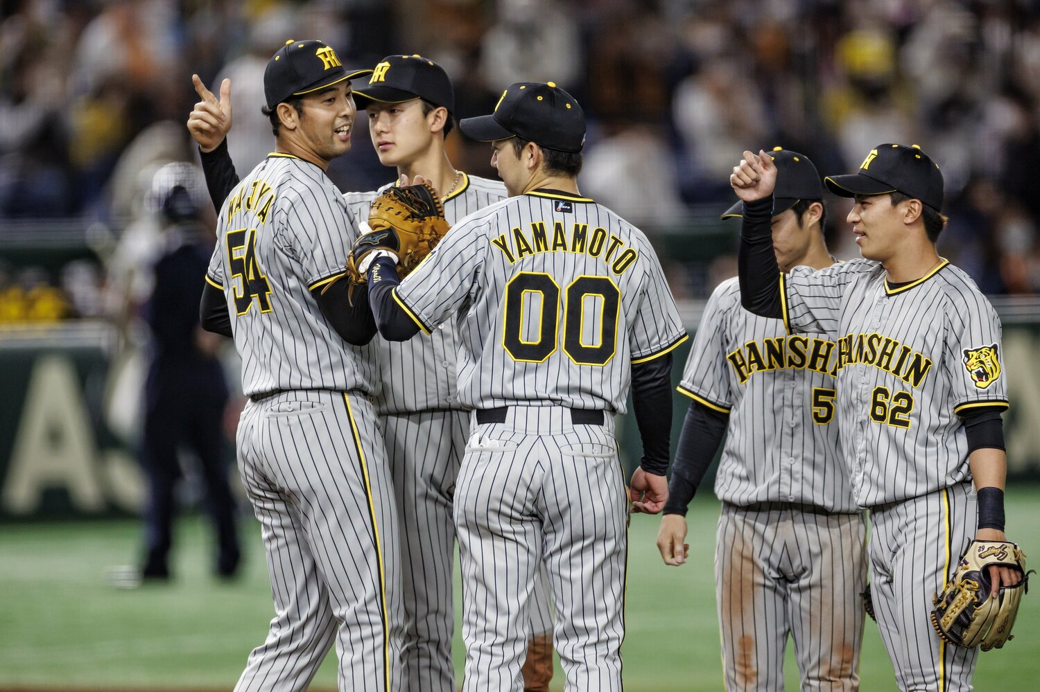 現状セ最下位の阪神もチーム防御率は3.21だ　©Kiichi Matsumoto