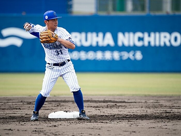 ベイスターズ柴田竜拓の打球が違う。筒香と重なる最高の準備と「継続」。<Number Web> photograph by Asami Enomoto