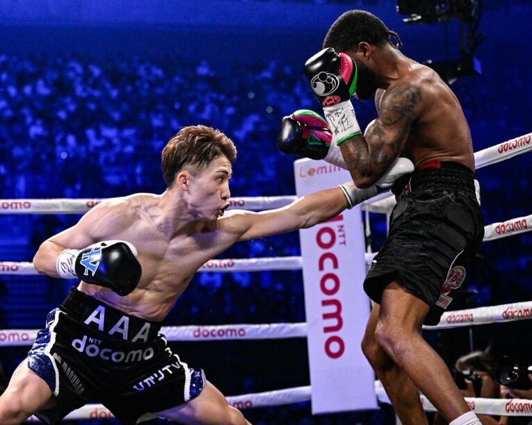 序盤から井上尚弥が多用していた左ボディジャブ　©Hiroaki Yamaguchi