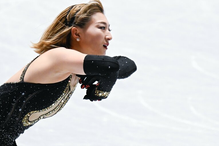 NHK杯、坂本花織のフリー演技　©︎Asami Enomoto