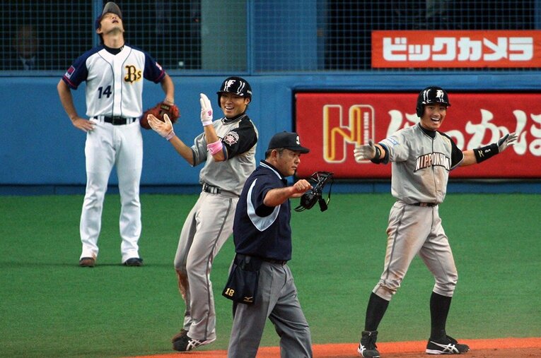2008年パCS、オリックスvs日本ハムの第2戦　©Sankei Shimbun