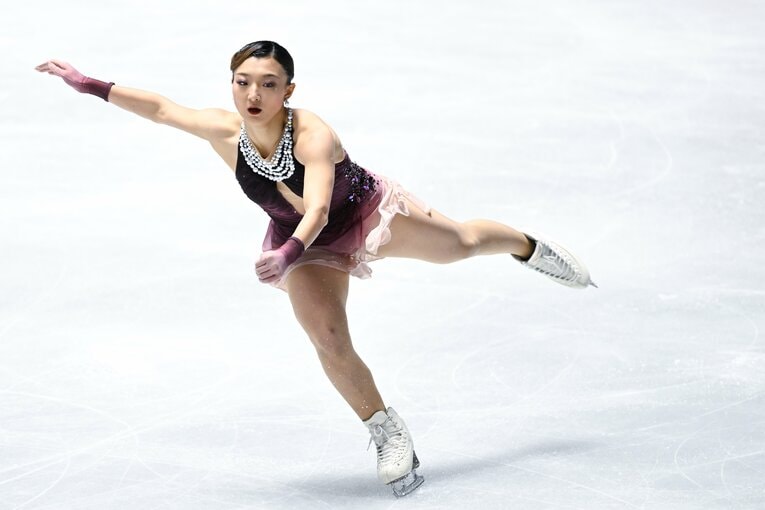 自身最後の全日本選手権で圧巻の演技を見せた坂本花織【スワイプするとそのほかの写真もご覧になれます】　©Asami Enomoto