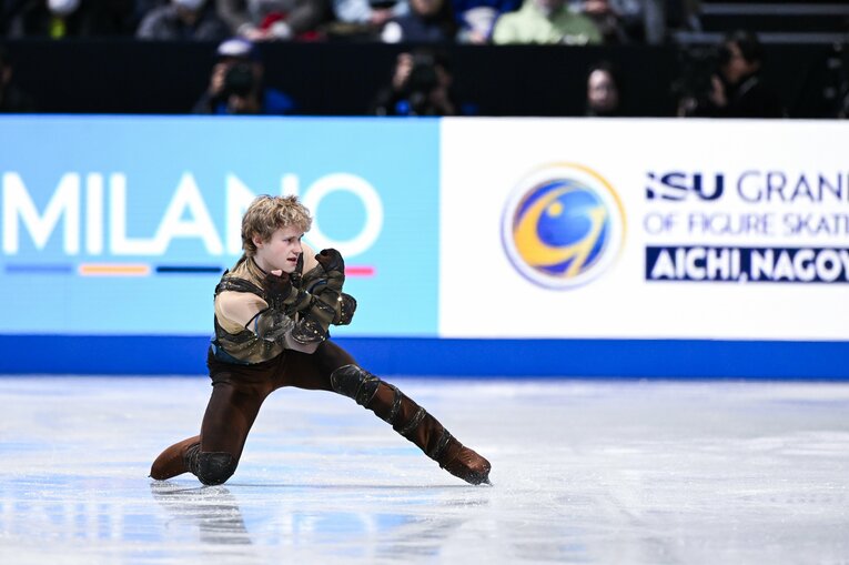 GPファイナルで圧巻の優勝を果たしたイリア・マリニン　©Asami Enomoto