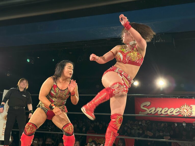 SareeeVS.里村明衣子　©Norihiro Hashimoto