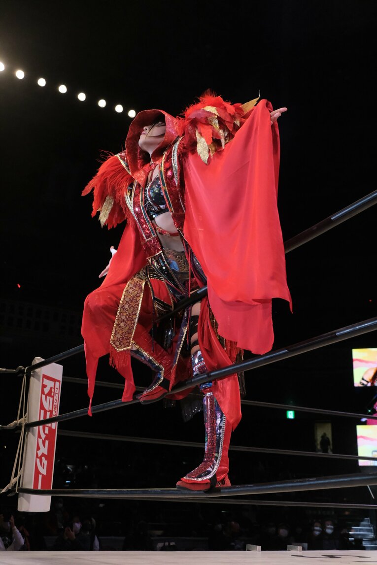 朱里vs林下詩美（2021年12月29日スターダム両国大会）　©Norihiro Hashimoto