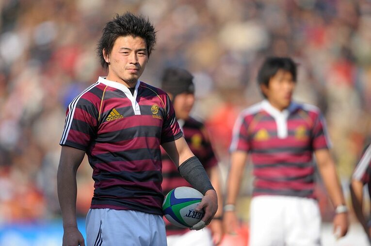 早大時代の五郎丸©Takuya Sugiyama