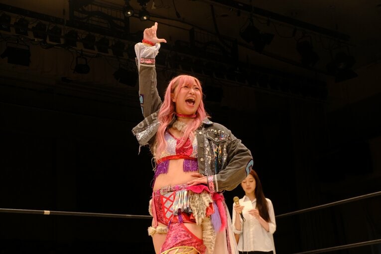 マリーゴールドの人気女子レスラー・後藤智香　©Norihiro Hashimoto