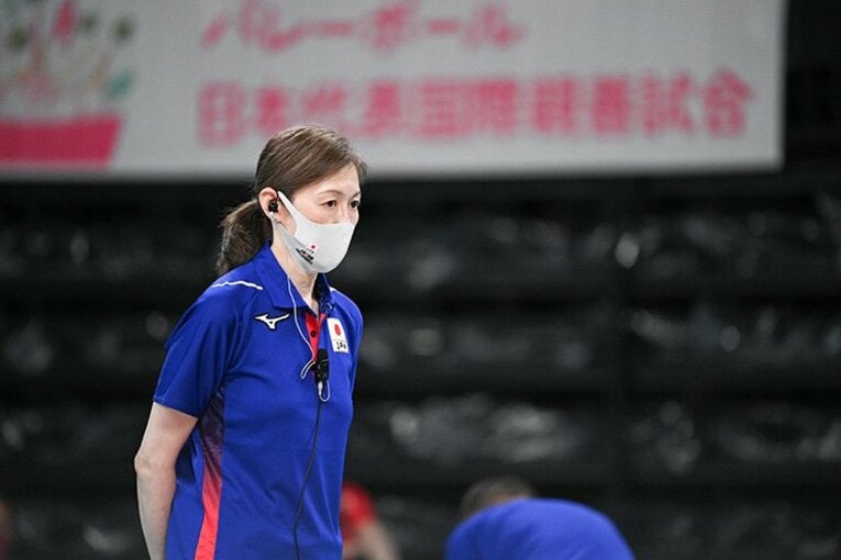 日本代表・中田久美監督　©Asami Enomoto