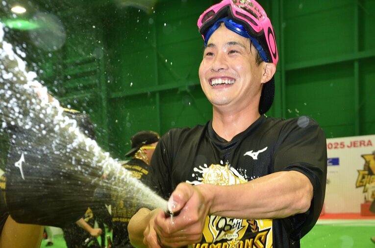 阪神タイガース 優勝ビールかけ　©︎Hideki Sugiyama 