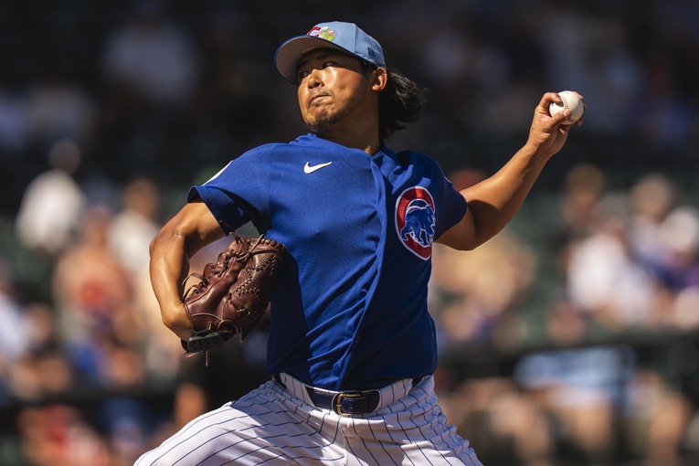 2月24日のオープン戦で先発登板した今永昇太（32歳）　©Getty Images