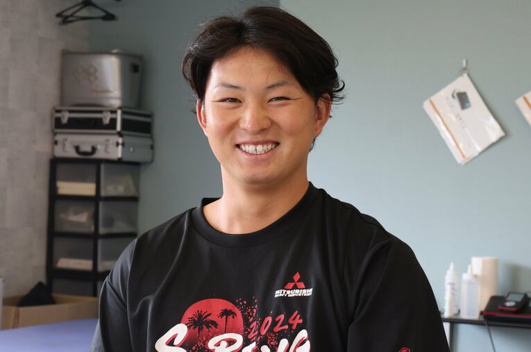 大学、社会人と2度の「指名漏れ」を経て、DeNAから1位指名を受けた三菱重工Westの竹田祐。苦労人はプロの世界で花開くか ／ photograph by Fumi Sawai