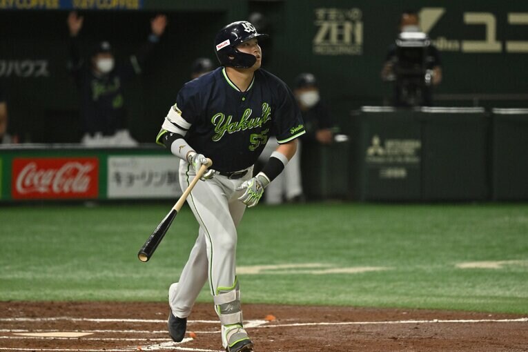 首位ヤクルトの4番として大活躍を見せる村上　©HIdeki Sugiyama