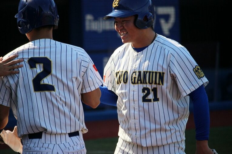 横浜市長杯の優勝に貢献した中央学院大学・度会基輝（4年）。11月20日に開幕する明治神宮大会に出場する ／ photograph by Yu Takagi