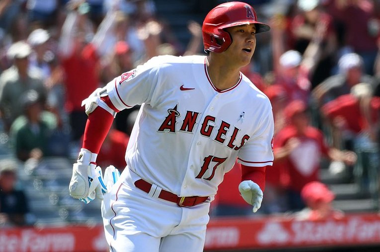 3戦連発で両リーグトップタイの23号本塁打。大谷翔平の打棒は全米でも注目の的だ ／ photograph by USA TODAY Sports/REUTERS/AFLO