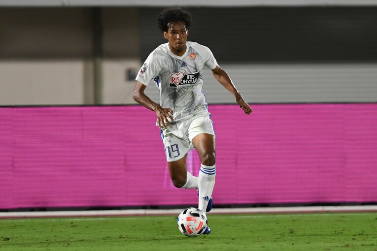 2020年、仙台時代のジャーメイン（写真はまだまだ続きます）　©Masashi Hara/Getty Images