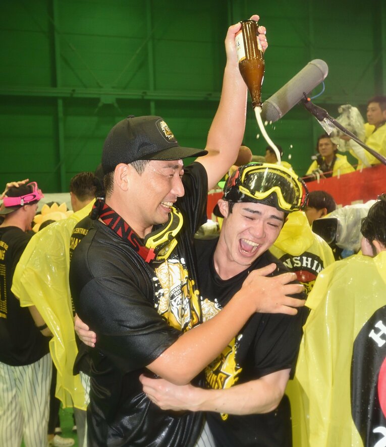 阪神タイガース 優勝ビールかけ　©︎Hideki Sugiyama 