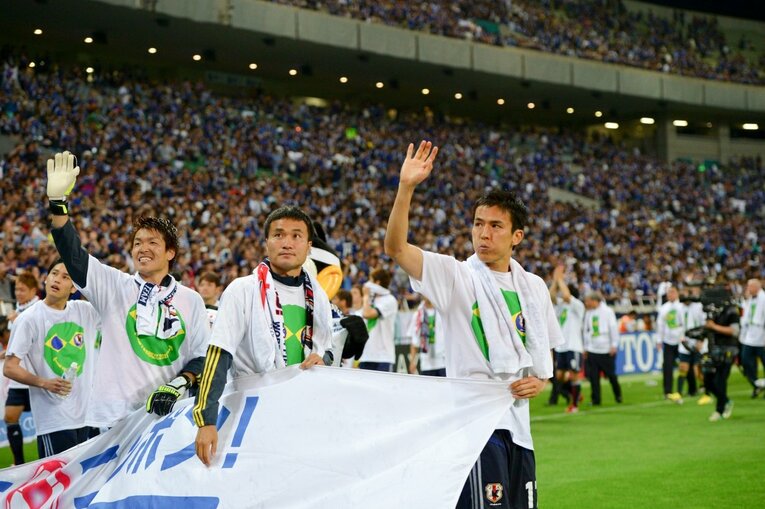 2013年の日本vsオーストラリア　©Sports Graphic Number