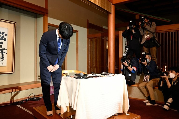 最年少名人となった藤井聡太七冠（2023年6月、当時20歳／全6枚中の6枚目）　©Keiji Ishikawa