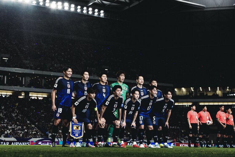 インドネシア戦のスタメン　©Kiichi Matsumoto