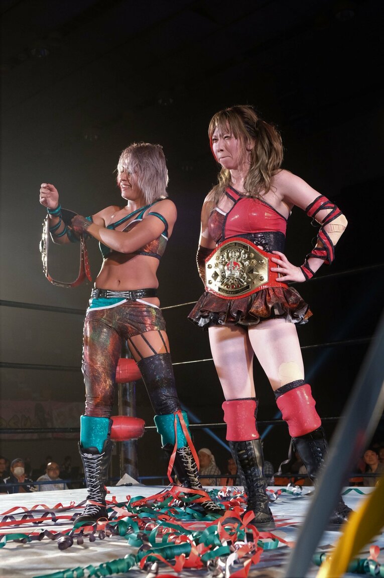 「ジュリアvs鈴季すず」はなぜ“最高に映える”タイトルマッチだったのか？ 試合直後の“姉妹”が明かしたそれぞれの「25分4秒」(128)